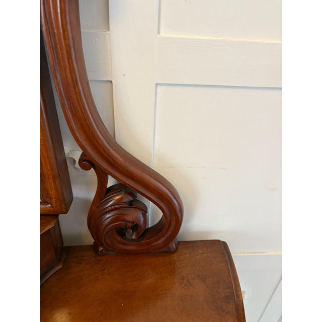 Antique Victorian Mahogany Dressing Table, 1860s For Sale - Image 12 of 13