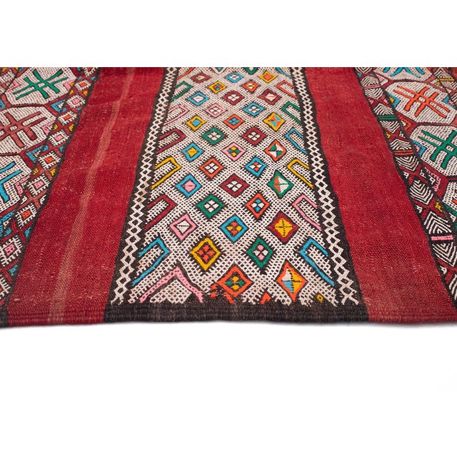 2000 - 2009 Vintage Berber Handwoven Rug, Morocco, 2000s For Sale - Image 5 of 8