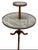 2000 - 2009 Vintage French Neoclassical Two-Tier Marble & Brass Pedestal Accent Table For Sale - Image 5 of 12