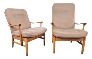 Vintage Beech Chairs from Farstrup Møbler, 1970s, Set of 2