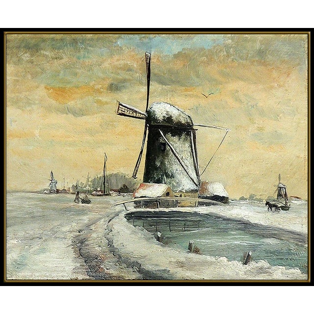 Message us to inquire about custom framing options! (Included for free with every purchase) The artwork here, "Dutch...