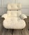 Vintage Northfield Eames-Style Lounge Chair & Ottoman in Walnut & Ivory Bouclé For Sale - Image 12 of 16
