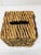 Vintage Seagrass Tissue Box Cover For Sale - Image 4 of 5