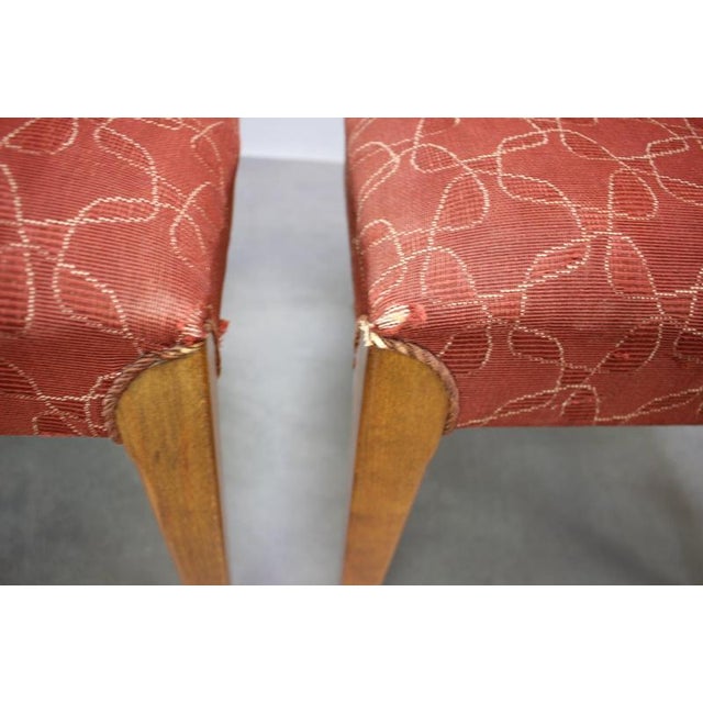 Dining Chairs by Jindrich Halabala, Czechoslovakia, 1950s, Set of 4 For Sale - Image 4 of 11