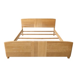 Vintage 1950s Heywood Wakefield Style King Bed Frame For Sale