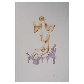 Jules Perahim, The Hebrew Alphabet, Attachment to the Past, Original Lithograph For Sale