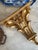 Vintage Italian Gilt Wall Shelf Sconce Carved Wood Italy Florentine Style For Sale - Image 4 of 10