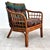Italian Woven Bamboo Armchairs, 1960s, Set of 2, in Very Good conditions. Designed 1960 to 1969