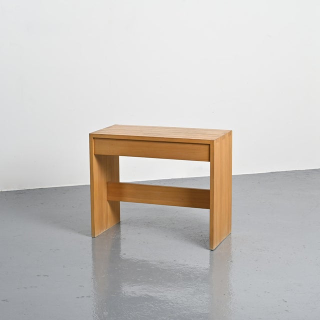 Mid-Century Modern Pine Desk from Maison Regain, France, 1970s For Sale - Image 3 of 9