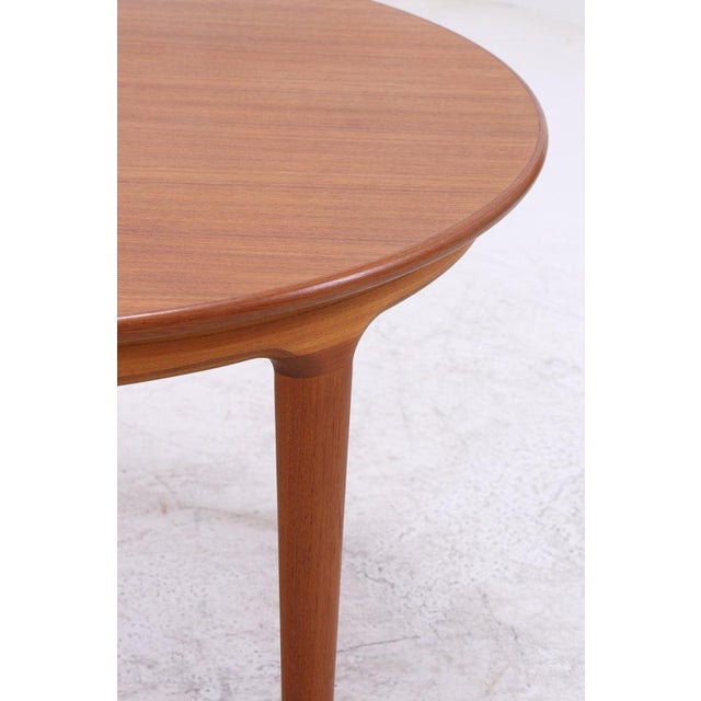 Vintage Danish Extendable Dining Table in Teak by Johannes Andersen, 1960s For Sale - Image 11 of 16