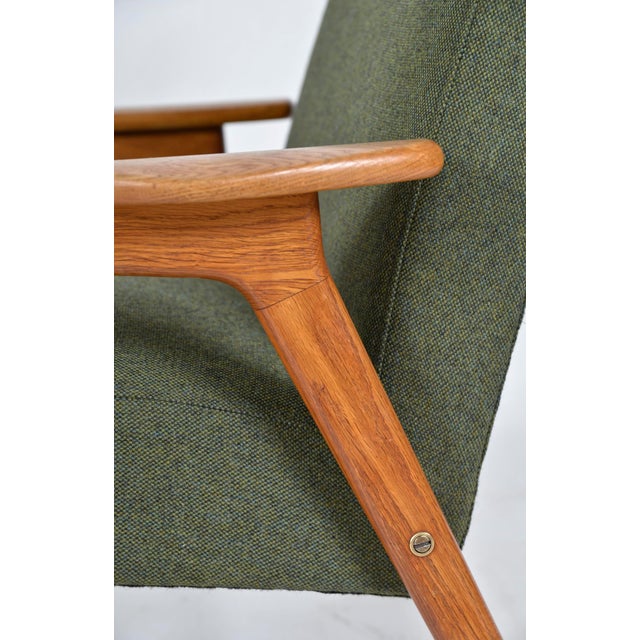 Vintage Ruster Oak Lounge Chair by Yngve Ekström for Swedese, 1960s For Sale - Image 12 of 18