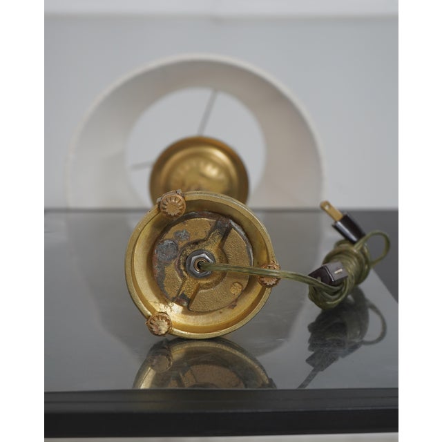 19th Century French Gilt Bronze Converted Table Lamps - a Pair For Sale - Image 15 of 15