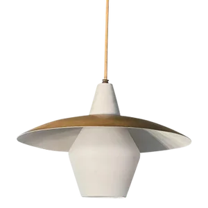 Mid Century Modern Intersecting Disc Pendant Light