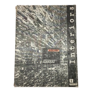 1950s Vintage Interiors Architecture Magazine For Sale