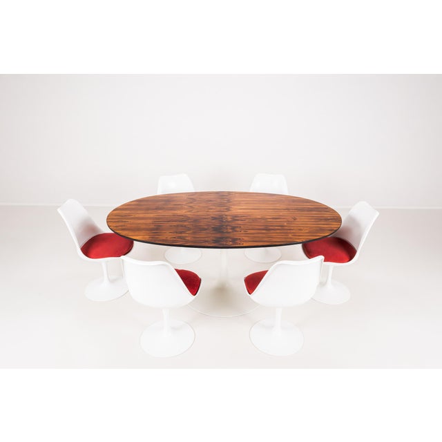 Oval Dining Table in Rosewood by Maurice Burke for Arkana, England, 1960s For Sale - Image 12 of 18