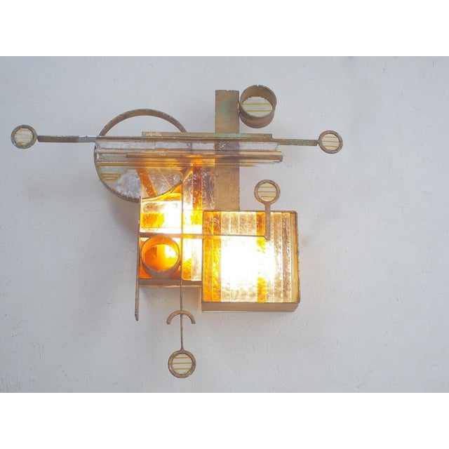 Brutalist Wall Sconce by Albano Poli for Poliarte, Italy, 1970s For Sale - Image 13 of 15