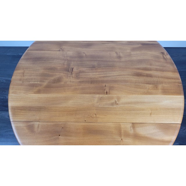 Drop Leaf Dining Table by Lucian Ercolani for Ercol, 1970s For Sale - Image 11 of 12