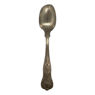Mid 19th Century Queen Victoria Art Deco Sheffield England Serving Spoon For Sale