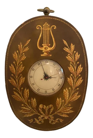 Vintage Neoclassically-Inspired Wall Clock