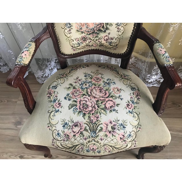 Armchair with Ludwiks Armrests, 1970s For Sale - Image 3 of 18