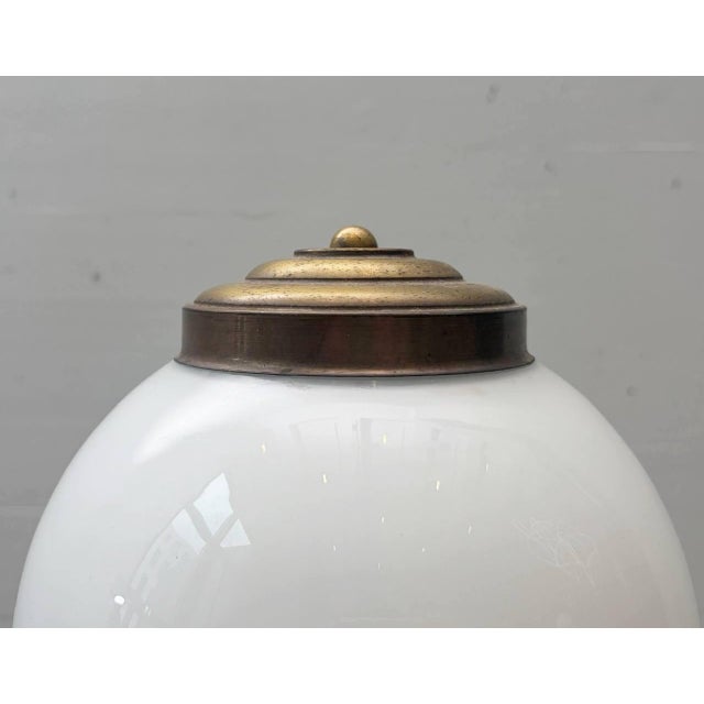 Table Lamp with Wavy Glass Shade in Murano Glass, 1920s For Sale - Image 9 of 15