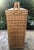 Vintage Natural Woven Bamboo Wicker Rattan Picnic Basket With Handles For Sale - Image 4 of 13