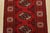 2000 - 2009 Turkmen Runner 2’6” X 9’10” Red Wool Vintage Tribal Hand-Knotted Rug For Sale - Image 5 of 11