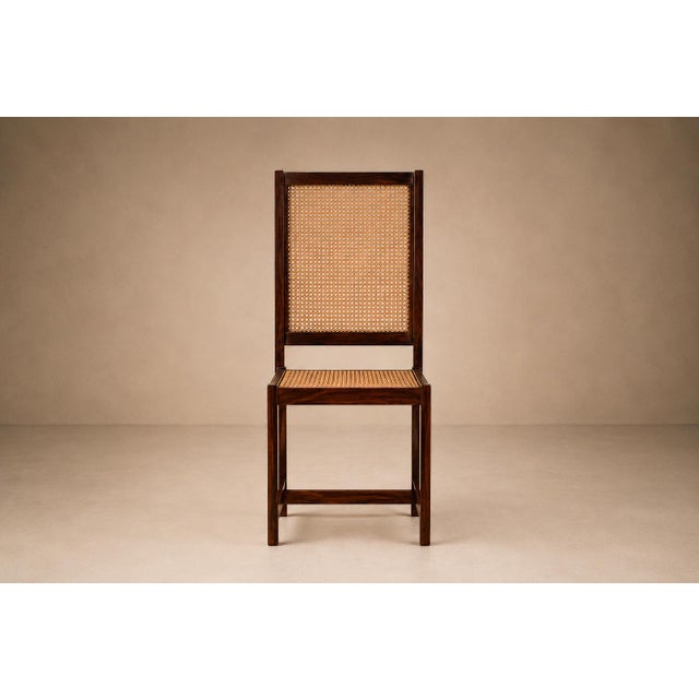 Mid-Century Modern Set of Ten Brazilian Modern Dining Chairs in Rosewood and Cane by Móveis Primus, Brazil, 1960s For Sale - Image 3 of 18