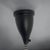 Vintage Industrial Style Black Painted Aluminium Pendant Lamp, 1970s For Sale - Image 6 of 10