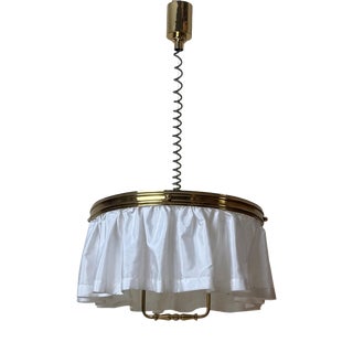 Austrian Brass Pendant attributed to Kalmar, Loos Manner, 1980s For Sale