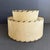 Plastic Mid Century Modern Fiberglass Lampshade Two Tier 1950s Vintage Petite 6.25" Tall For Sale - Image 7 of 7