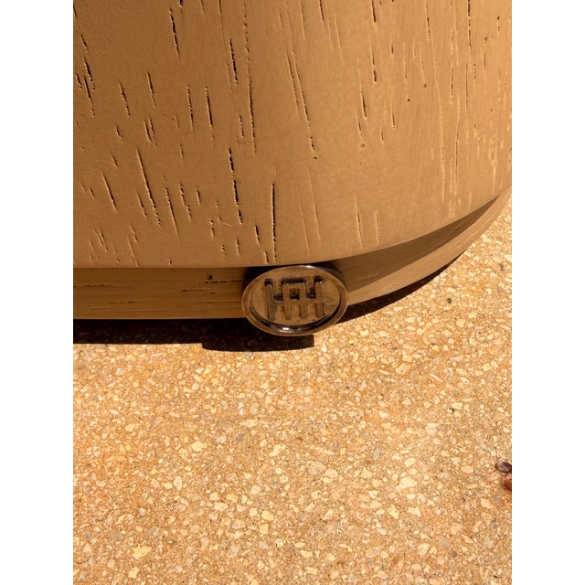Adriana Hoyos Adrianna Hoyos Quartz & Wood End Table For Sale - Image 4 of 4