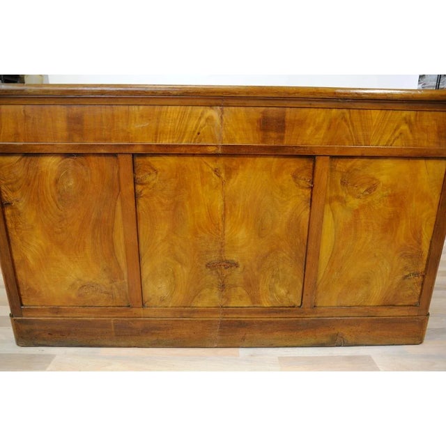Vintage Blond Walnut Desk For Sale - Image 3 of 16
