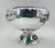 Mid-Century Modern 1980s Silver Plate Punch Bowl With Stone Inlay by Emilia Castillo, Mexican Silver For Sale - Image 3 of 18