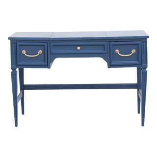 1970s Mid-Century Blue Vanity For Sale