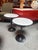 White Eero Saarinen for Knoll Round Tulip Table with Quartz Vetro Bianco Top For Sale - Image 8 of 8