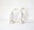 Mid 20th Century Pair of French Poterie De Bavent Tin-Glazed Faience Pottery Geese Figurines For Sale - Image 5 of 9