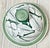 Mid-Century Modern Vintage Chinoiserie Sage Green White Lotus Flower Lidded Ginger Jar For Sale - Image 3 of 7