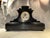 Late 19th Century 19th Century Large French Stone Mantel Clock With Open Escapement For Sale - Image 5 of 11