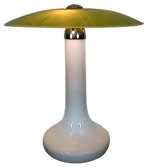 Mid-Century Glass Table Lamp from Zukov, 1960s