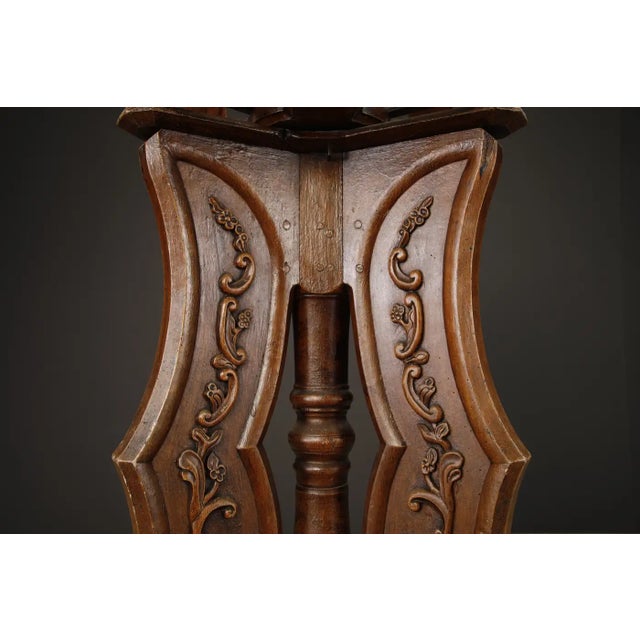Victorian Rococo Revival Rotating Double Lectern With Candleholders, C 1850-1880 For Sale In Los Angeles - Image 6 of 18