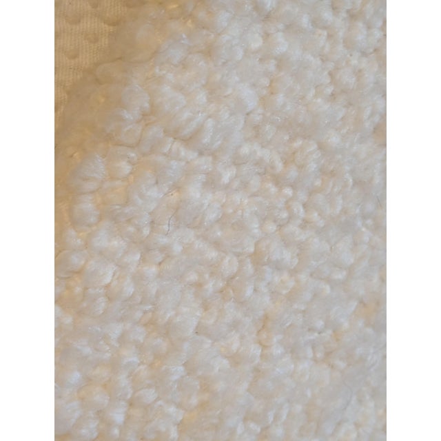 Contemporary Schumacher "Ogden Boucle" Designer Fabric — Ivory, 7 Yards For Sale - Image 3 of 9
