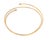 Contemporary Mid 20th Century Tiffany & Co. Peretti Diamond Hoop 18k Yellow Gold Bangle Bracelet For Sale - Image 3 of 5