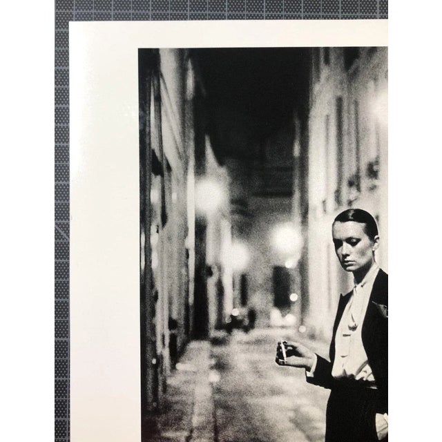 Printmaking Materials 1980s "Rue Aubriot, Paris 1975" Silver Gelatin Print by Helmut Newton For Sale - Image 7 of 12