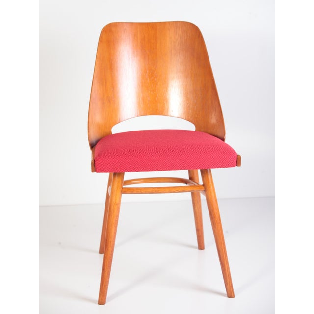 Mid-Century Dining Chairs by Oswald Heardtl for Ton, 1960s, Set of 4 For Sale - Image 9 of 10