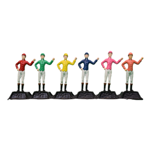 Set X 6 "21" Club Jockey Placecard Holders