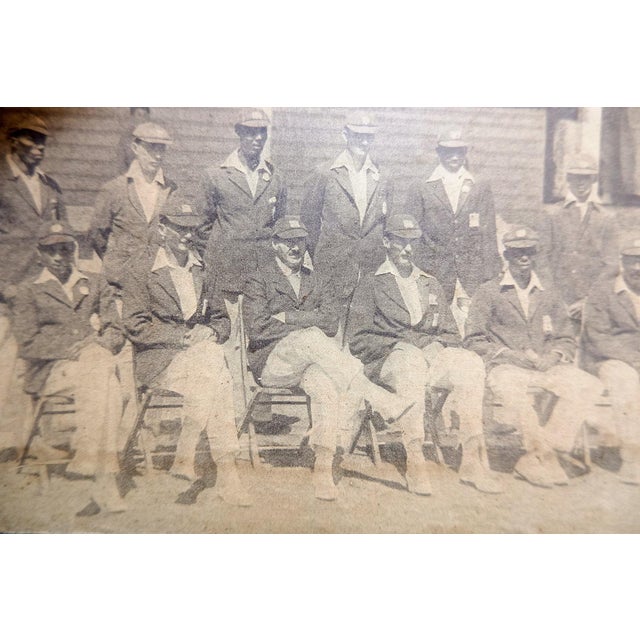 Display case of cricket collectibles The West Indies team : (Image: The Cricketer, 1 May 1926). Slazenger London Grade 1E...