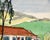Beautiful mid century watercolor of a design proposal for the village Fair Antiques "Apple Barn" in Aptos, California by...