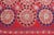 Unusually Large Silk Embroidery Suzani With Soft Red & Beautiful Vivid Colors For Sale - Image 10 of 13