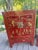 Rare Pair of 19th Century Chinese Red Lacquer Chinoiserie Cabinets For Sale - Image 13 of 16